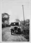Car in Brockley Road, possibly 1930s