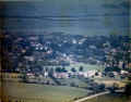 Aerial view of Elsworth in 1987