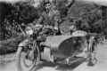 Leslie Papworth on motorcycle in the 1920s