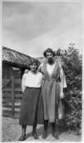 Dora Papworth and Miss Everett