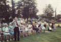 Party on grass close for Price of Wales wedding 1981